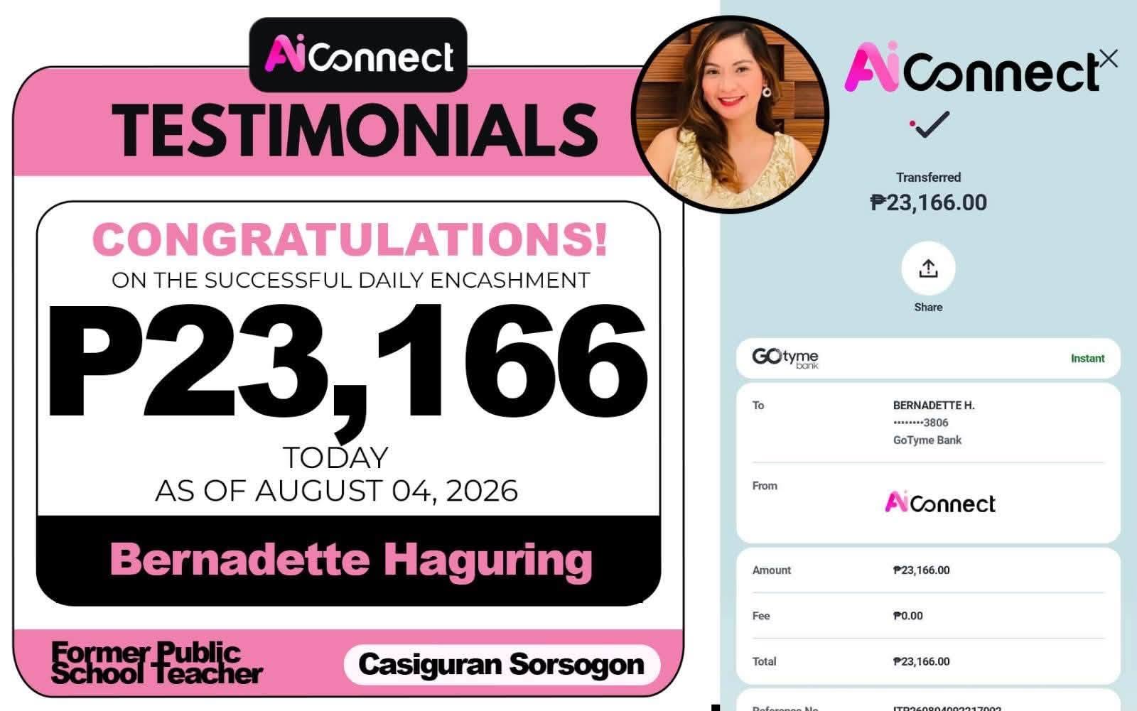 AiConnect member encashment